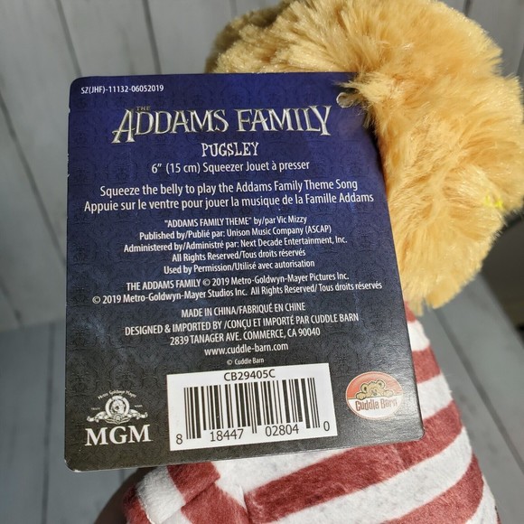 The Adam's Family Singing Pugsley 6" Squeezer Collectible Sings Theme Song NWT - Picture 11 of 15
